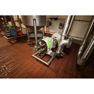 Used 7.5 HP Waukesha Cherry-Burrell SS Positive Displacement Pump For Sale