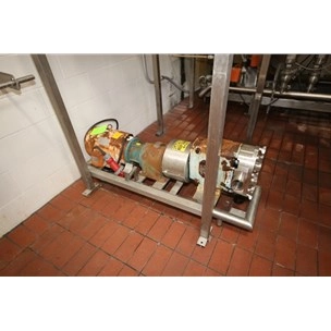 Used 7.5 HP Waukesha Cherry-Burrell Positive Displacement Pump For Sale