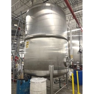 4000 Gal DCI 316L Stainless Steel Pressure Vessel