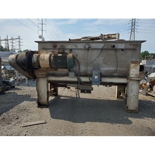 Used 85 Cu Ft Walter Equipment Stainless Steel Ribbon Blender For Sale