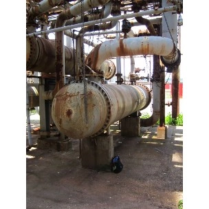 2852 Sq Ft Advanced Process Systems Inc. Stainless Steel Shell &amp; Tube Heat Exchanger