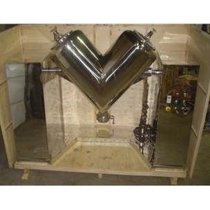 Used 10 Cu Ft Stainless Steel V-Blender For Sale