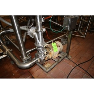 Used 5 HP Stainless Steel Centrifugal Pump For Sale