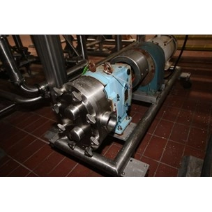 10 HP SPX Flow SS Positive Displacement Pump