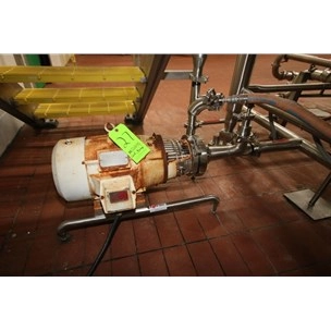 Used Puriti 7.5 HP Stainless Steel Centrifugal Pump For Sale