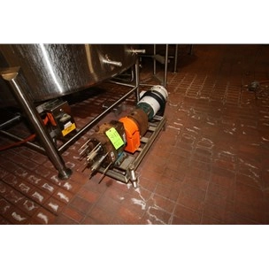 Used 10 HP WCB SS Positive Displacement Pump For Sale