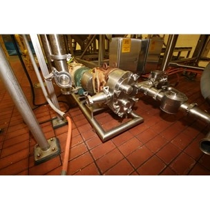 Used 15 HP WCB SS Positive Displacement Pump For Sale