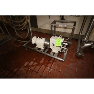 Used 1 HP WCB SS Positive Displacement Pump For Sale