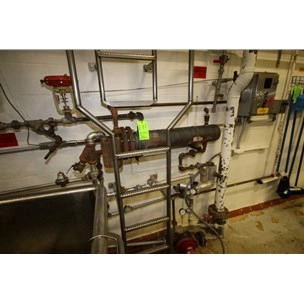 Used 1 Sq Ft Taco Stainless Steel Shell &amp; Tube Heat Exchanger For Sale