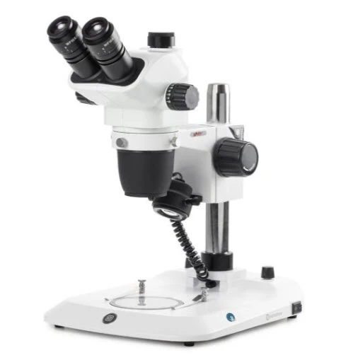 Globe Scientific Trinocular stereo zoom microscope Nexius, Zoom Evo, 0.65x to 5.5x zoom objective