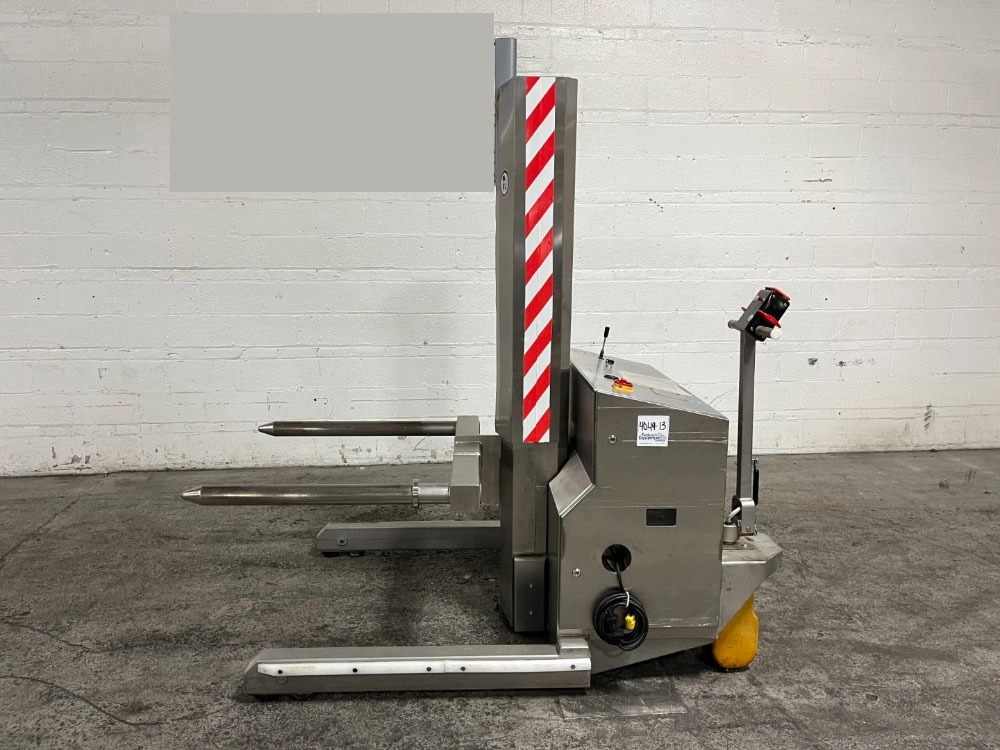 Mobile SS Electric Tote-Bin Lifter