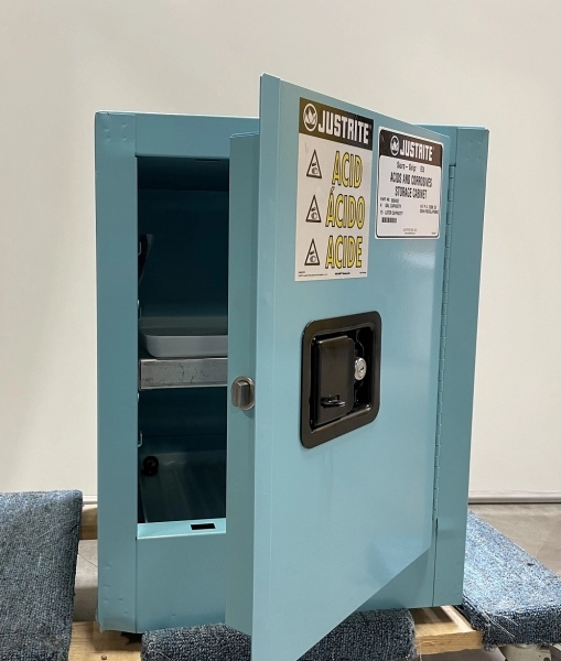 Justrite Sure-Grip EX Corrosive/ Acid Safety Cabinet, 4 Gallons