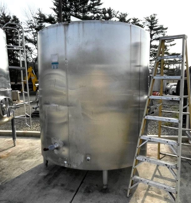 1500 Gallon Mueller Jacketed Stainless Steel Tank