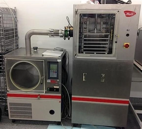 Hull LX8 laboratory 5 shelf Stoppering Freeze Dryer