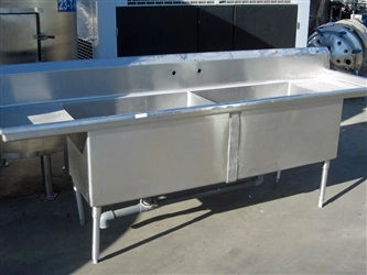Stainless Steel Washing Table, 106" x 30"