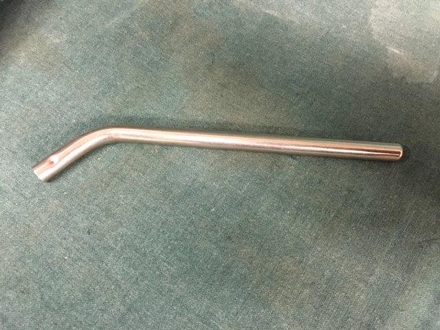 6" Angled Sipper Tube With Ball