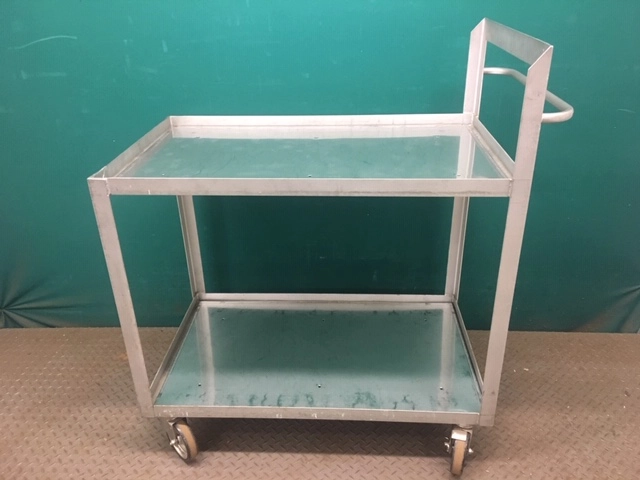 Stainless Steel Two Shelf Cart