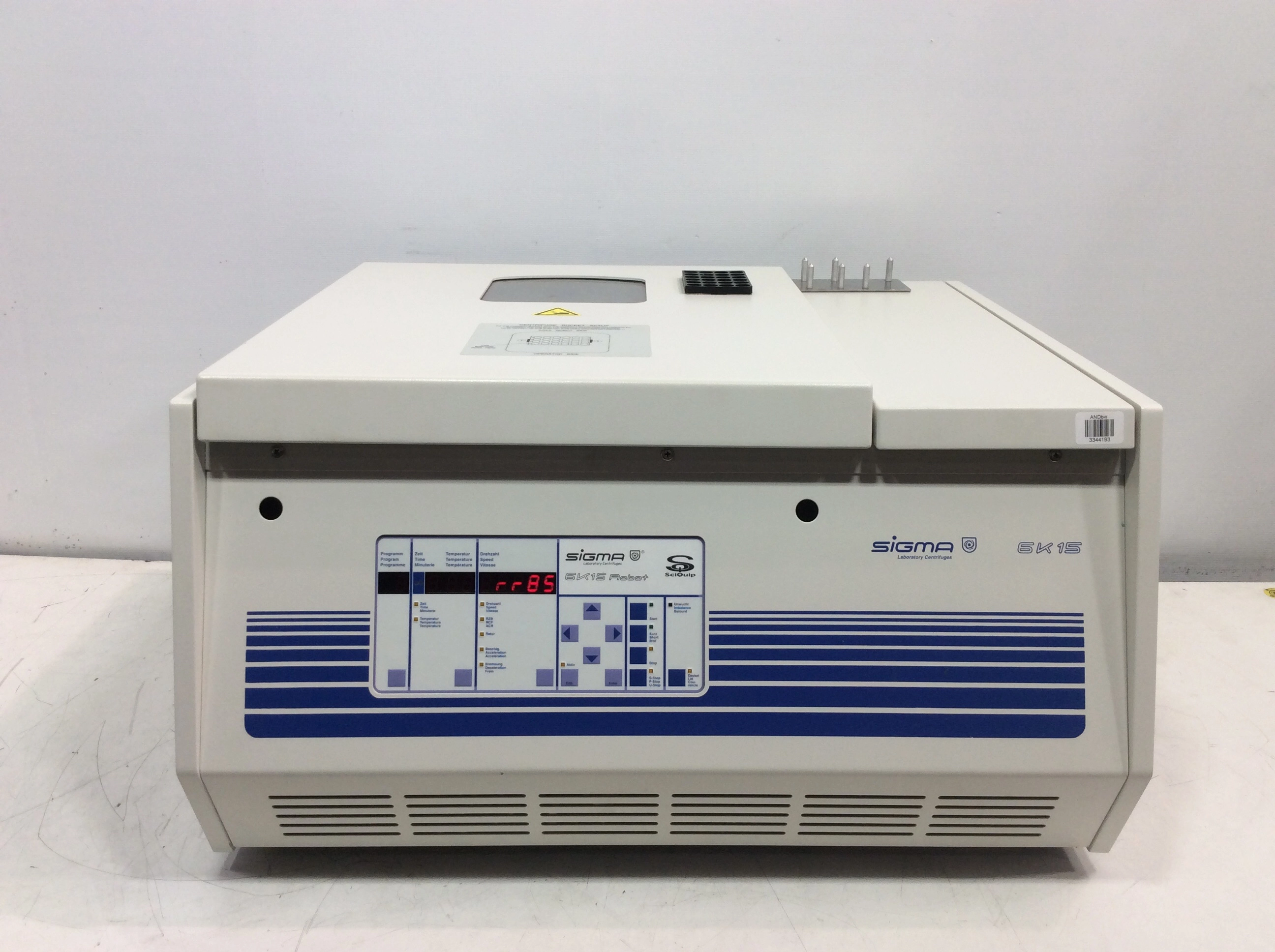 Sigma 6K15 Robot Benchtop Centrifuge - 3344193