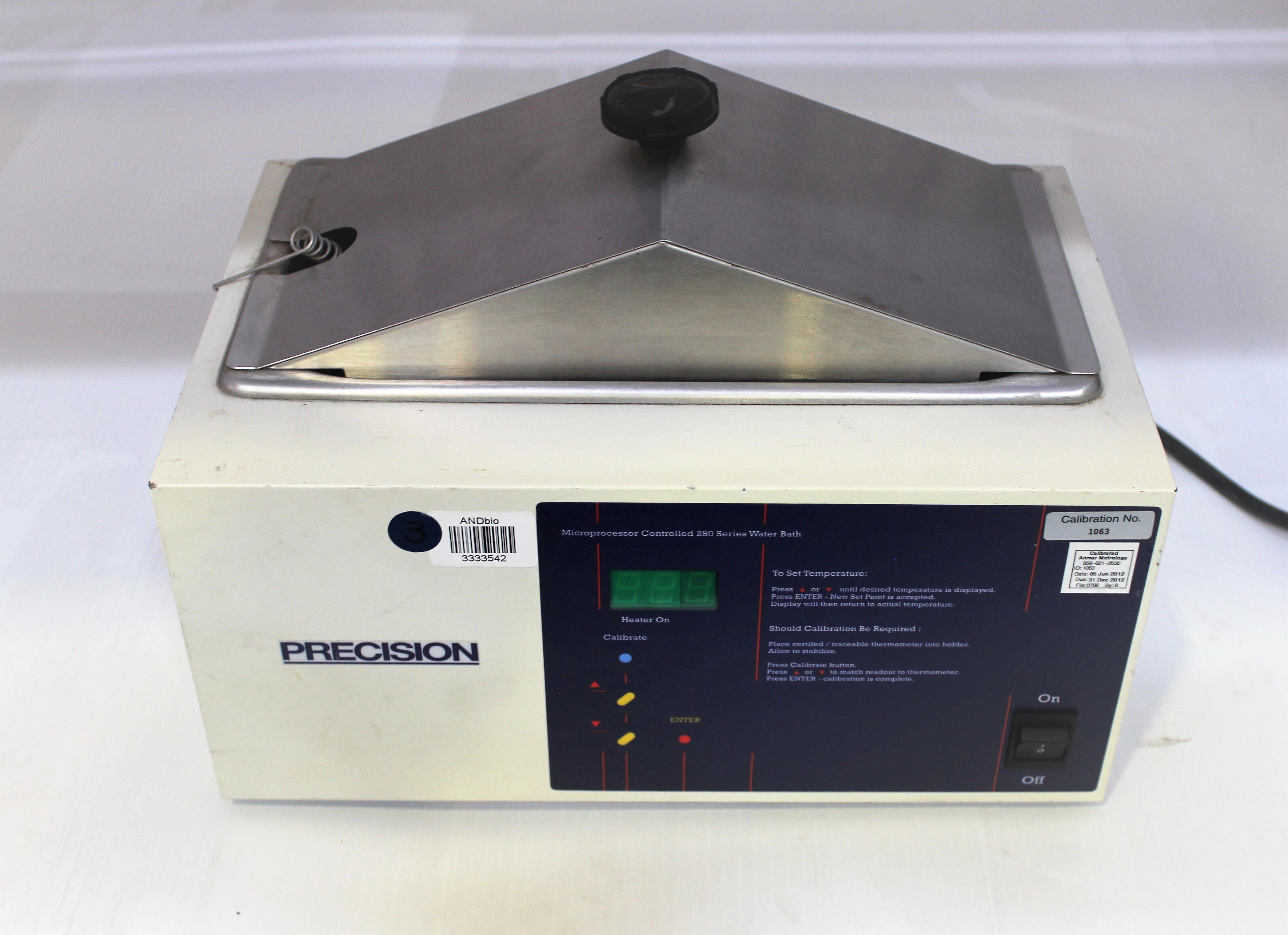 Precision 280 Series Microprocessor Based Water Bath - 3333542