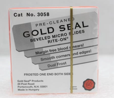 Thermo Scienetific Gold Seal Beveled Micro Slides Rite-On 3058 Lot of 6