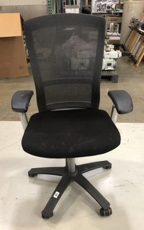 Silver and Black Office Chair