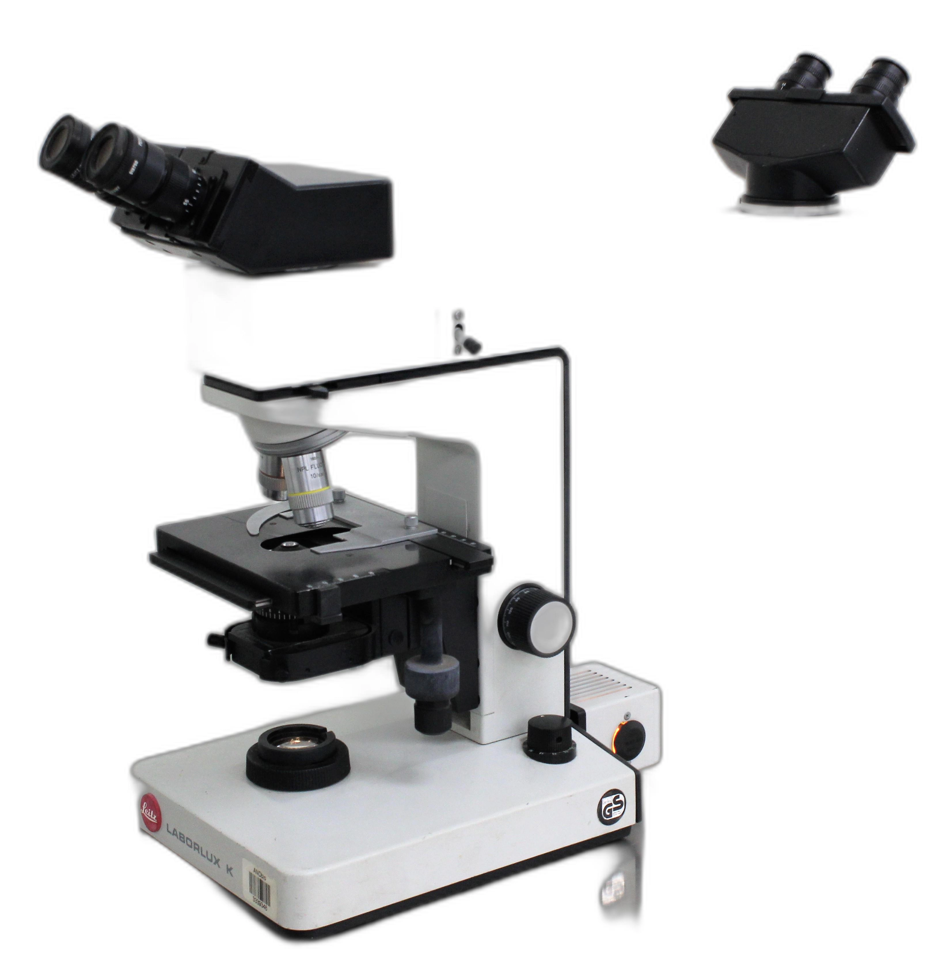 Leitz 512792 Laborlux K Microscope with Dual View Attachment