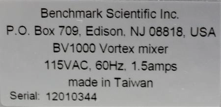 BV1000 - Benchmark Scientific, Inc.