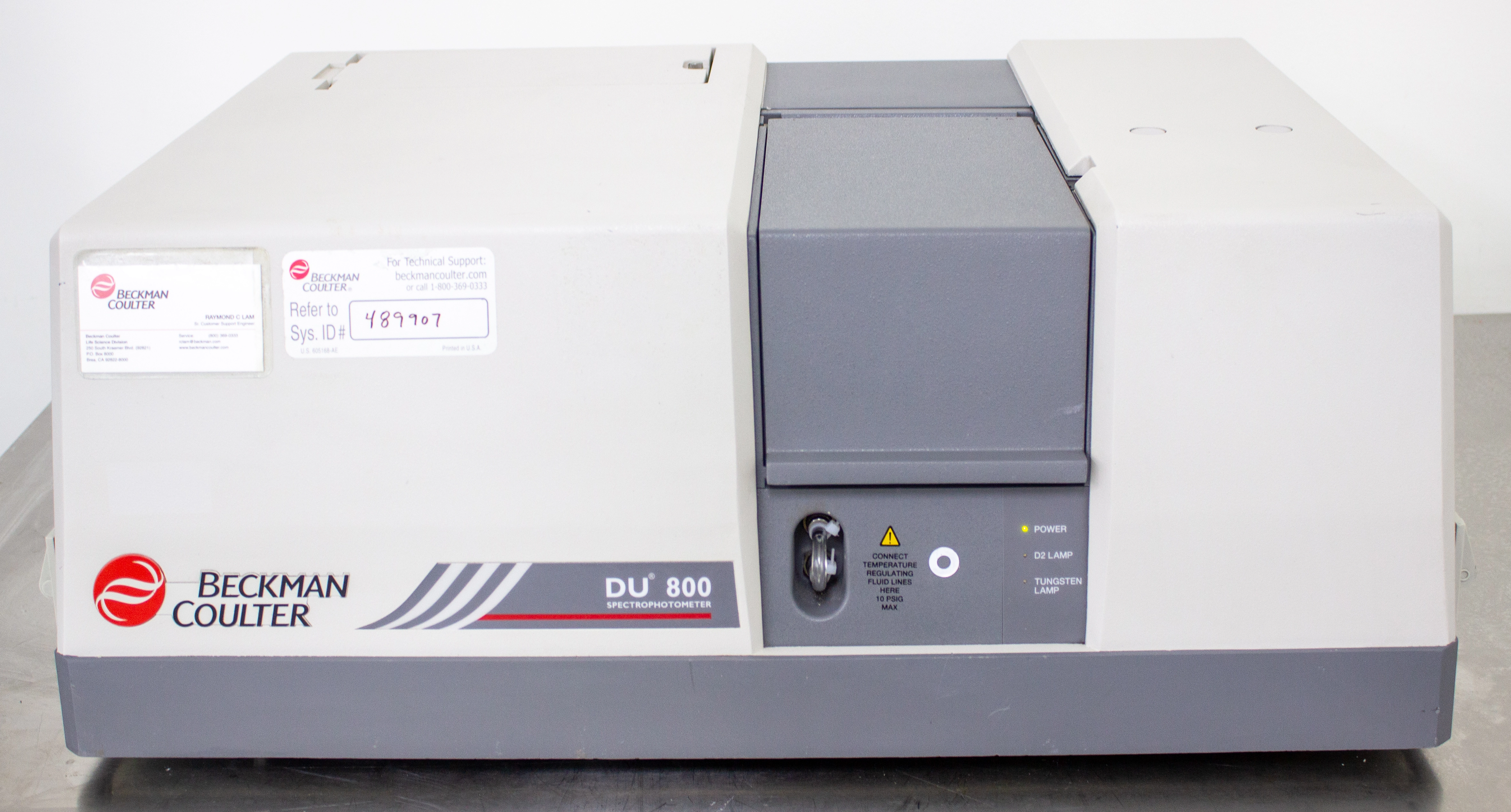 Beckman Coulter DU 800 UV/Vis Spectrophotometer with Standard Transport - 3370331