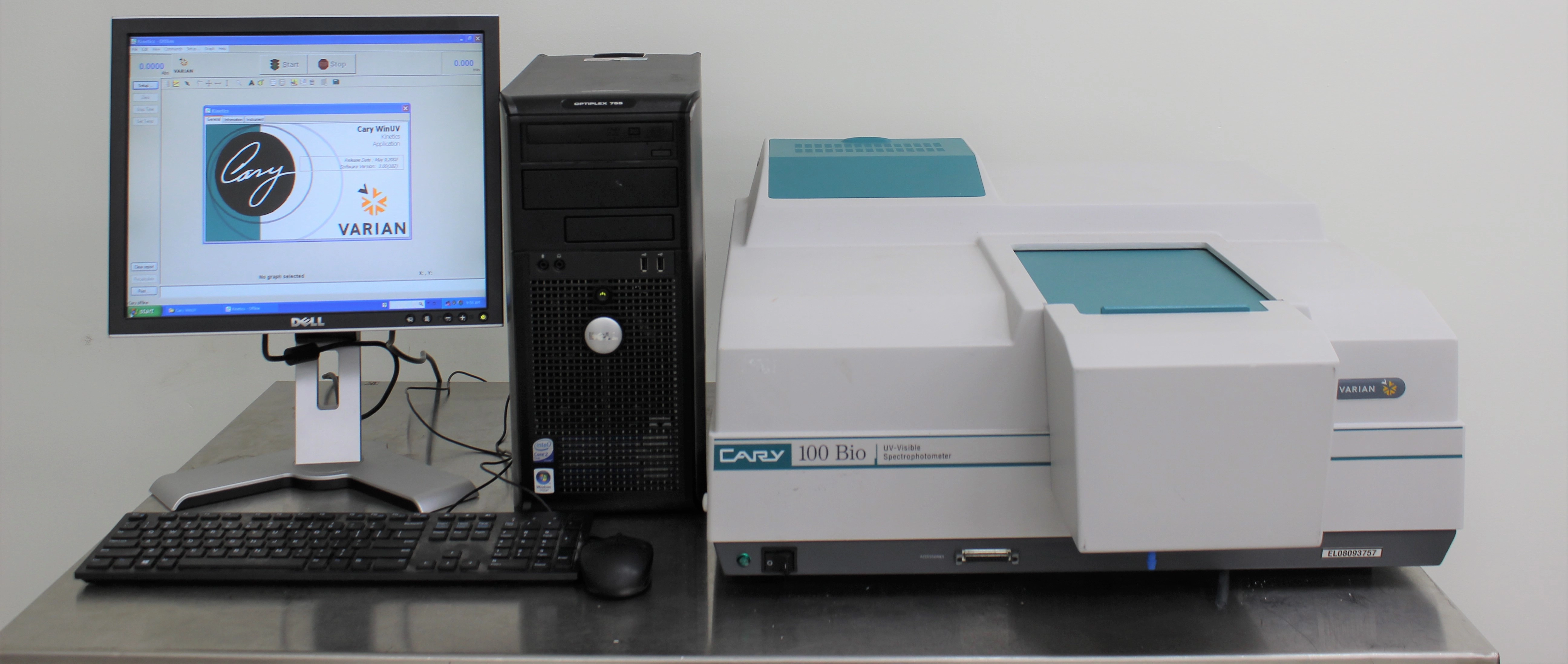 Varian Cary 100 Bio UV Visible Spectrophotometer - 3367787