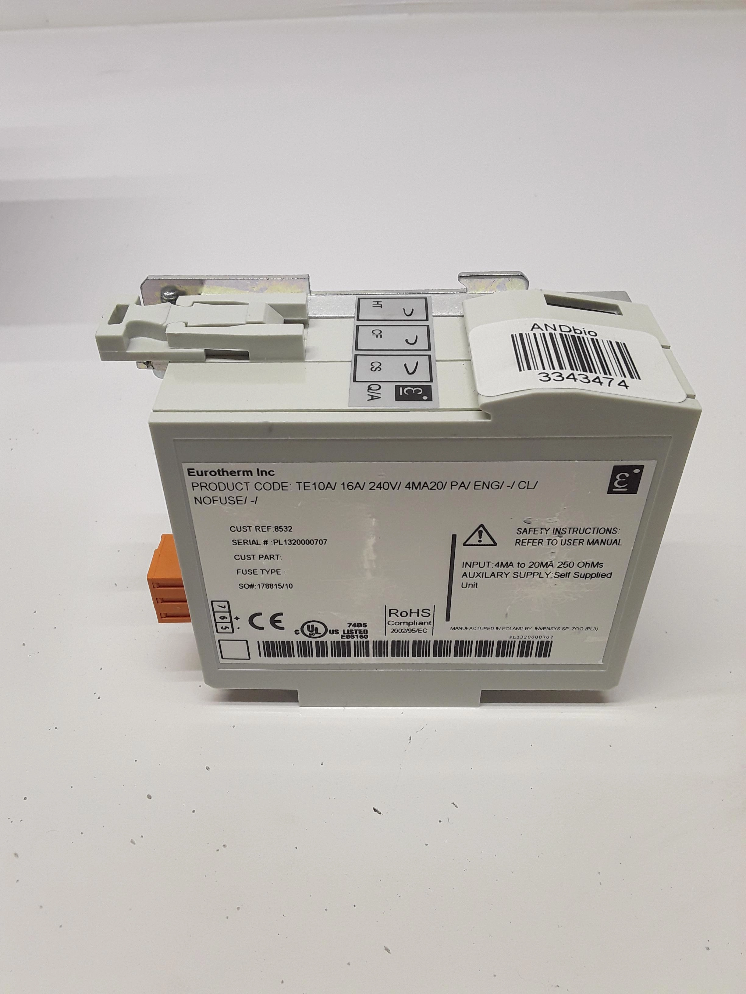 Eurotherm TE10A Thyristor Power Controller - 3343474