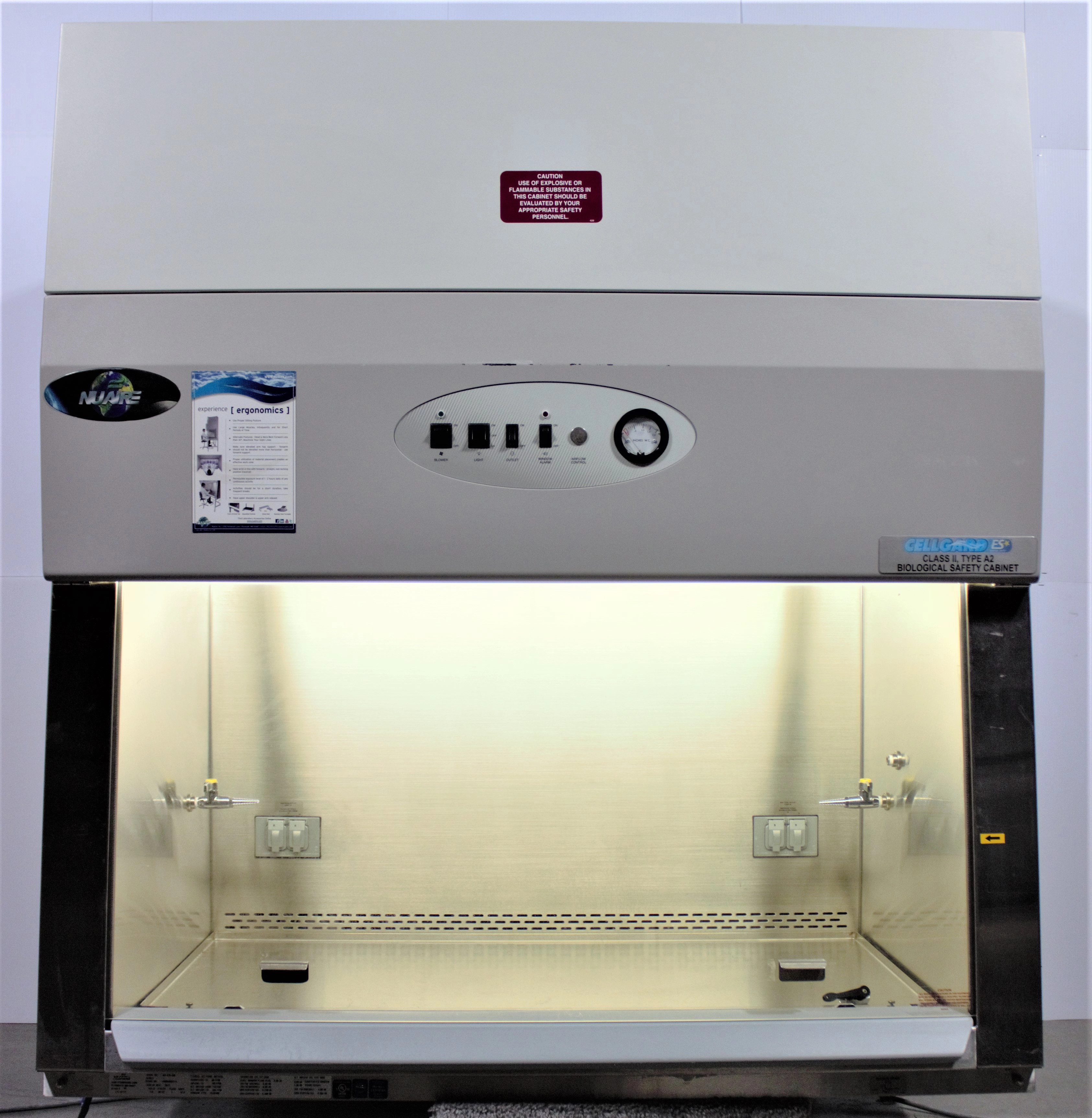 NuAire NU-475 Class II Type A2 Biosafety Cabinet - 3369743