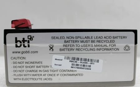 BTI RBC35-SLA35-BTI Battery Replacement