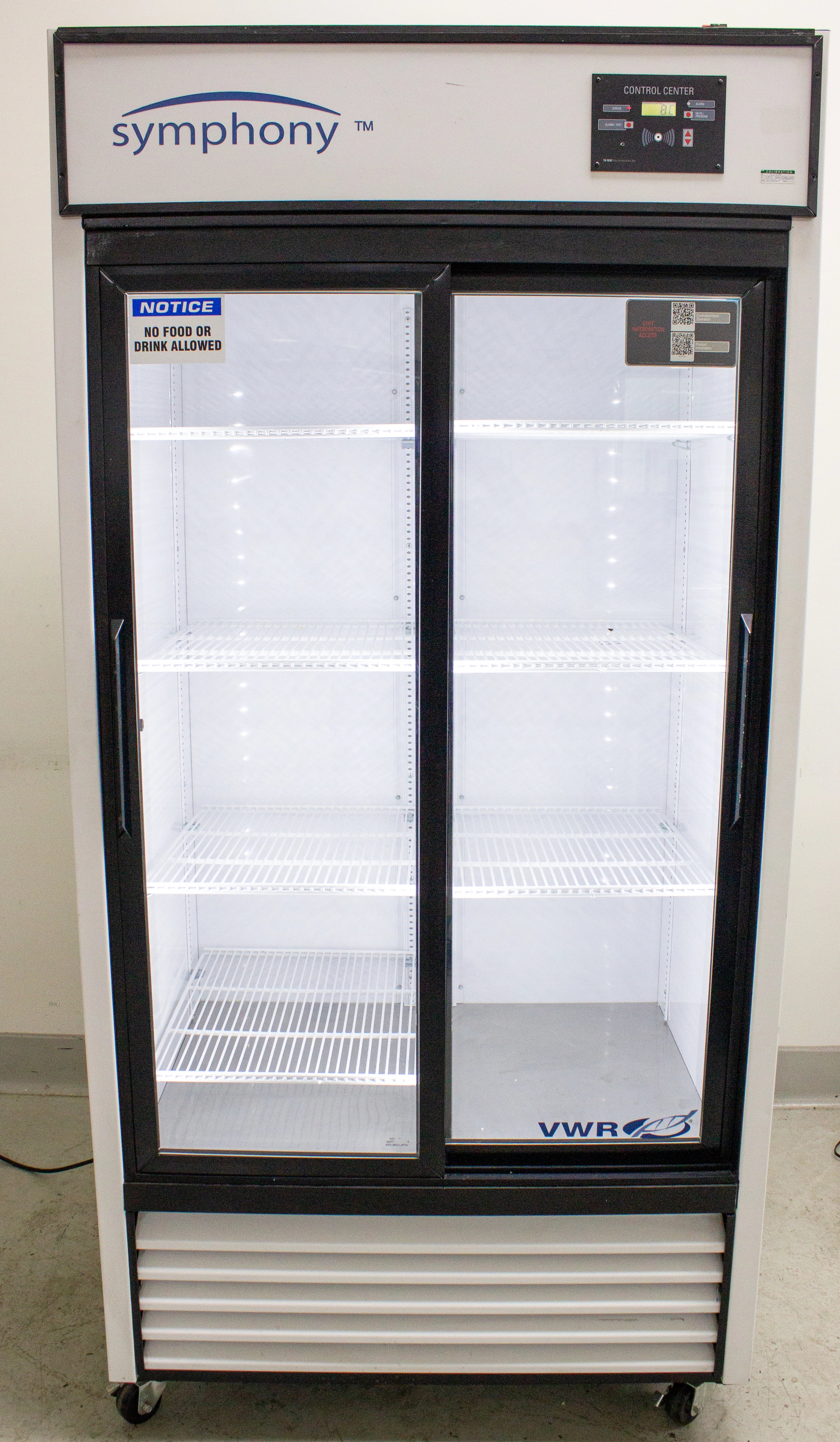 VWR Symphony SCLP-33 Upright Glass Door Laboratory Refrigerator - 3370390