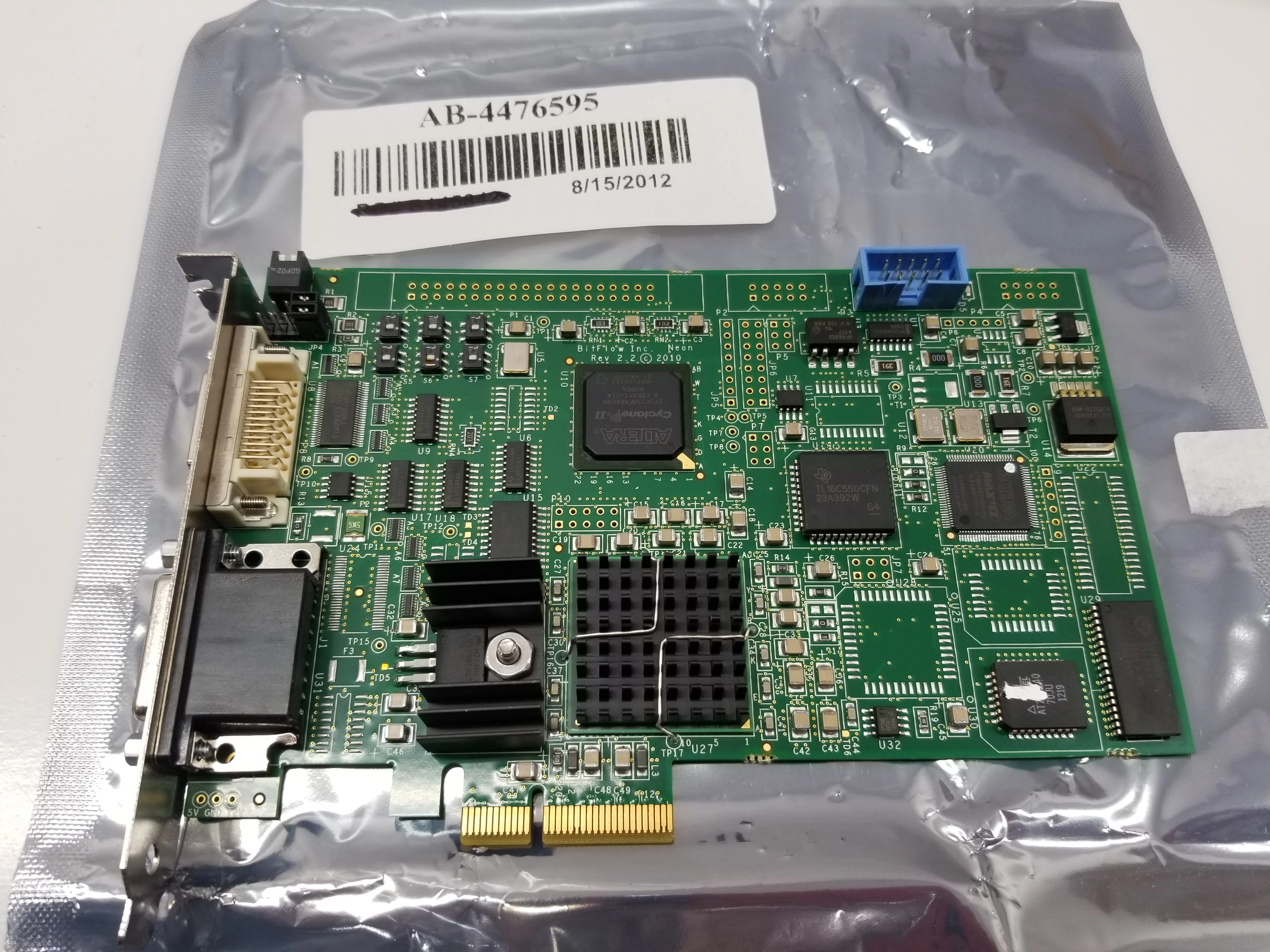 Applied Biosystems 4476595 Card, Bitflow Camera Link Board Assembly Part - 3345525