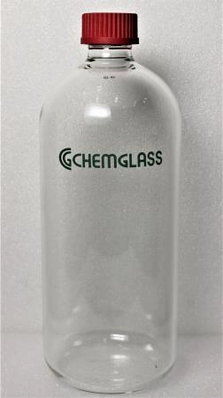 Chemglass NB-0512-011PS Flat Bottom Bottle