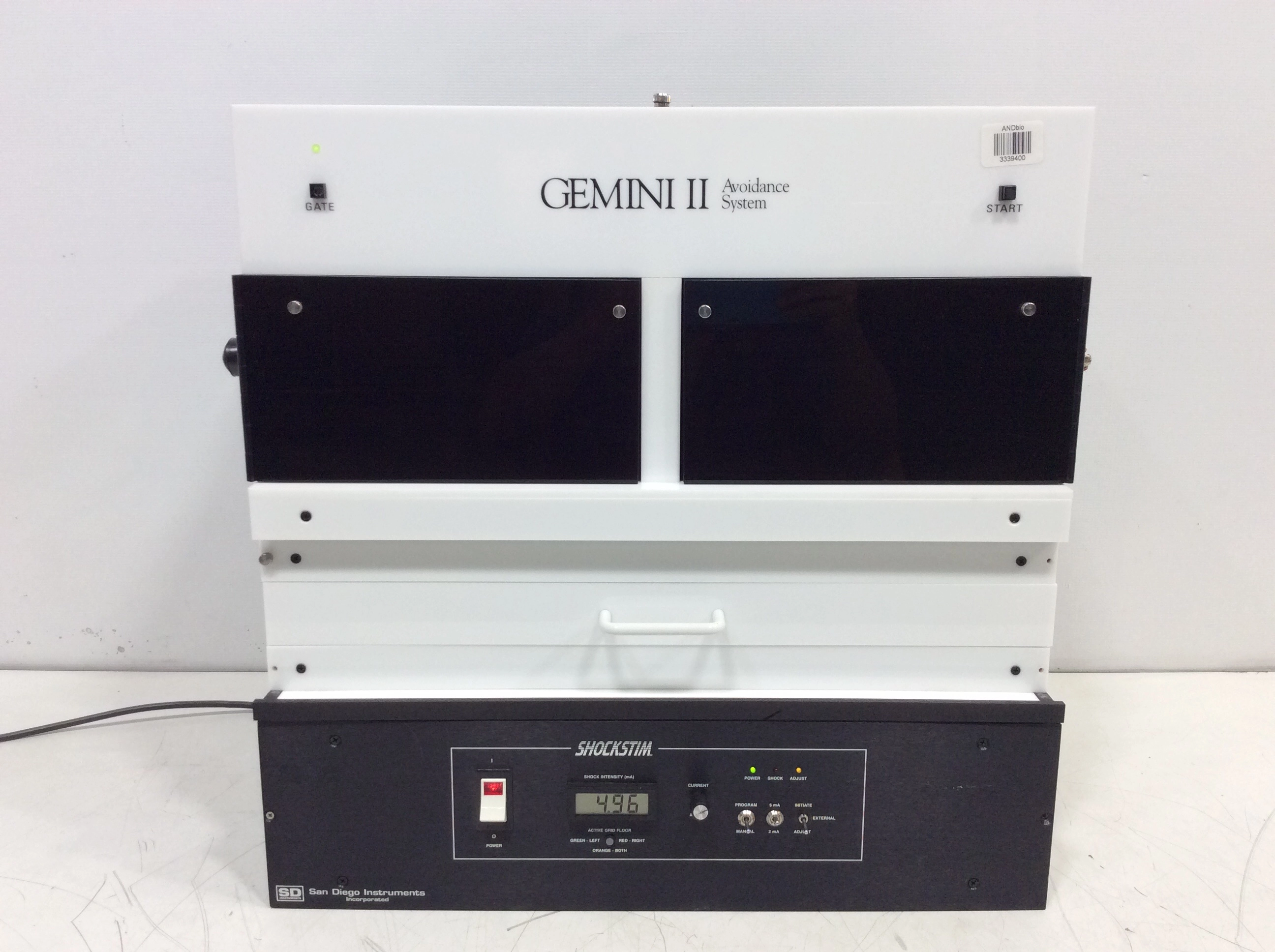 San Diego Instruments Gemini II Avoidance System W/ Shockstim (PCI) Rodent Tester - 3339400