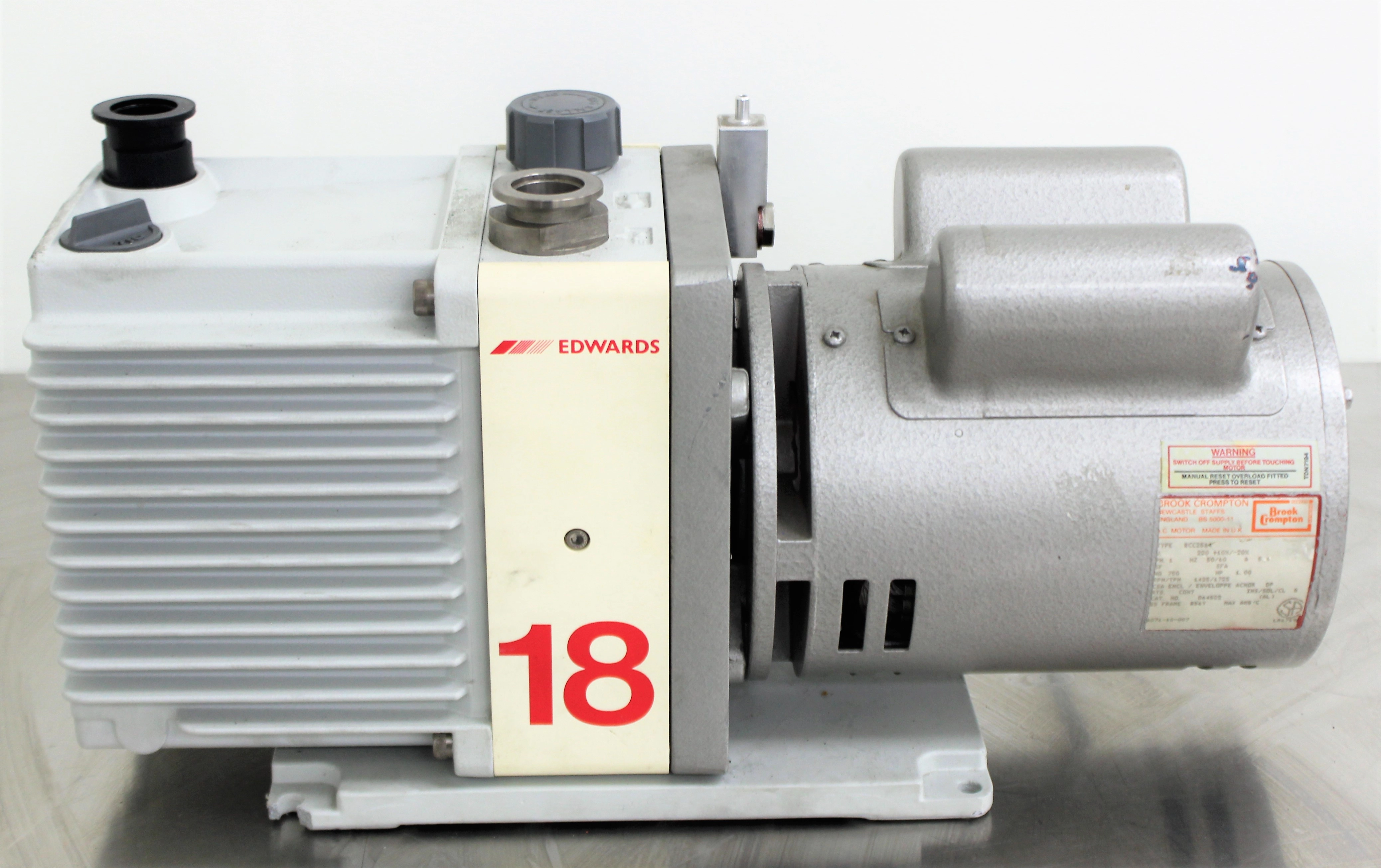 Edwards E1M18 Vacuum Pump for Laboratory and Industrial Use - Needs Repairs, AS-IS - 3369951