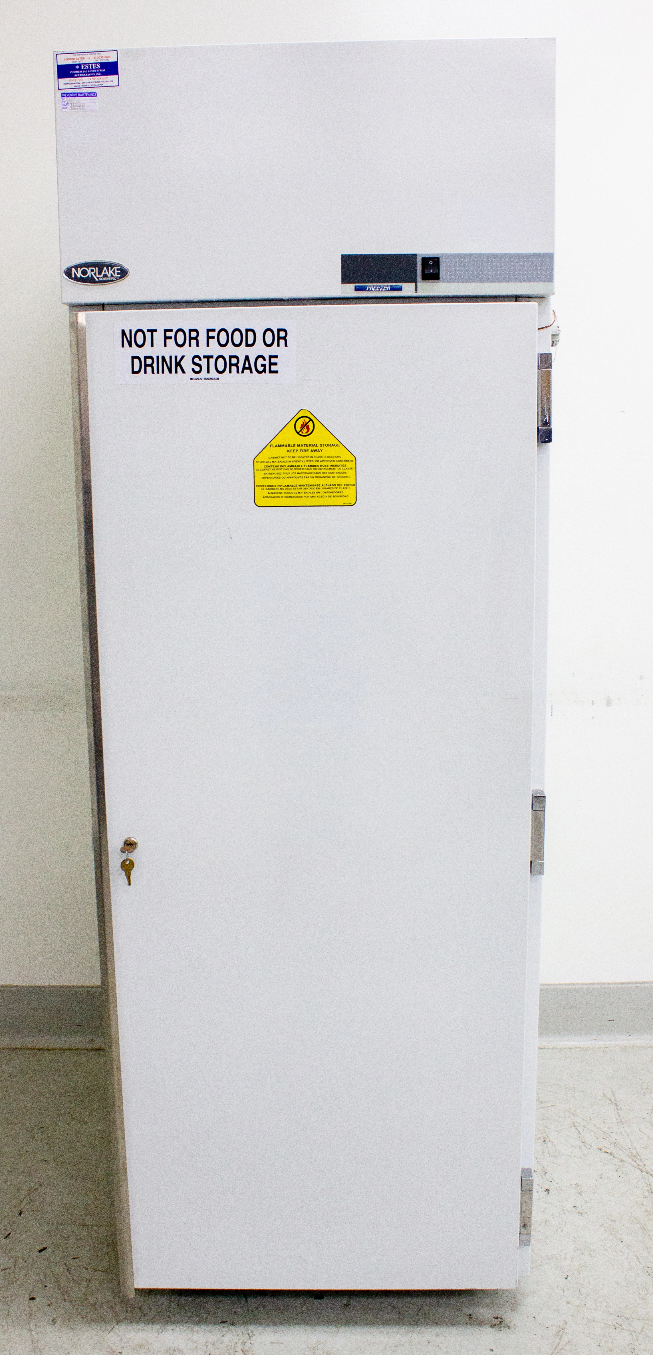 NorLake NSFF241WMW/0M Freezer, Flammable Storage 24 cu ft. with Casters - 3370408