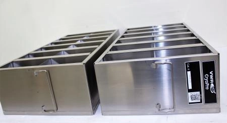 VWR CryoPro 89214-698 Upright ULT Freezer Racks Stainless Steel holds 12 / 6 X 2