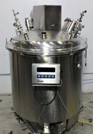 Ross Mixing Inc 100 Gallon Vessel RD1661A W/ Casters &amp; GSE 460 Weight Indicator