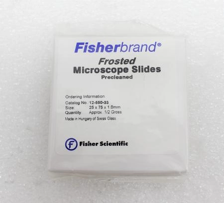 Fisherbrand Frosted Microscope Slides 12-550-33 (Lot of 7)