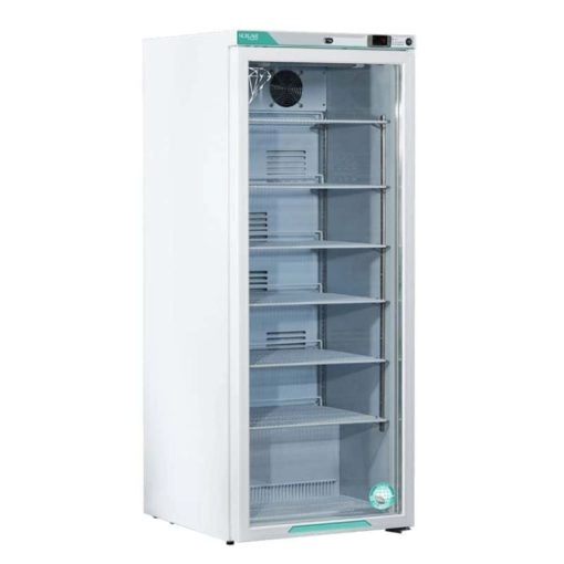 10.5 CU. FT. WHITE DIAMOND SERIES GLASS DOOR REFRIGERATOR