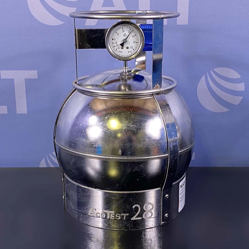 RESTEK TO-Can Air Sampling Canister With Vacuum/Pressure Gauge, Cat. No. 24178