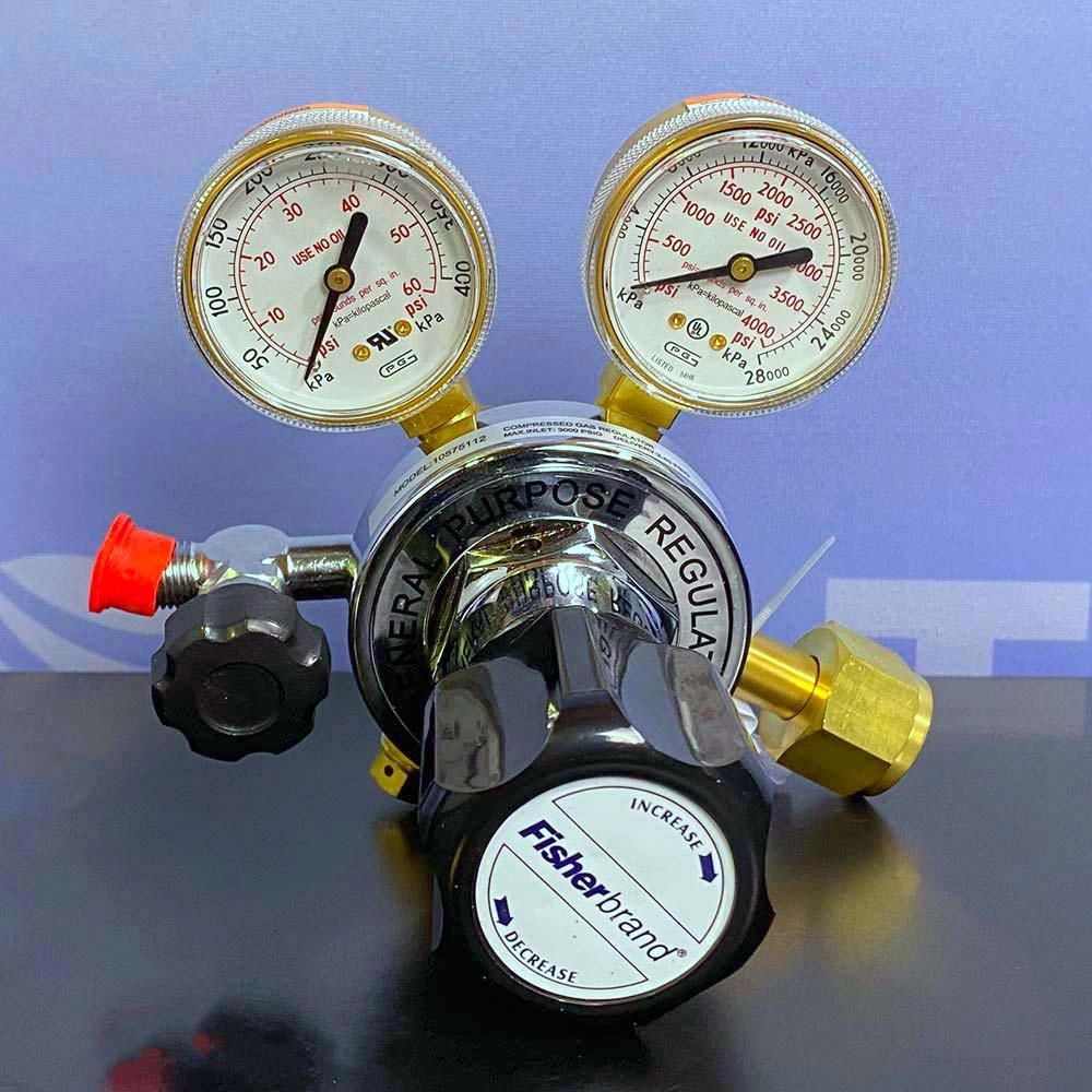 Fisherbrand 10-575-112 Gas Regulator, Multistage, Brass