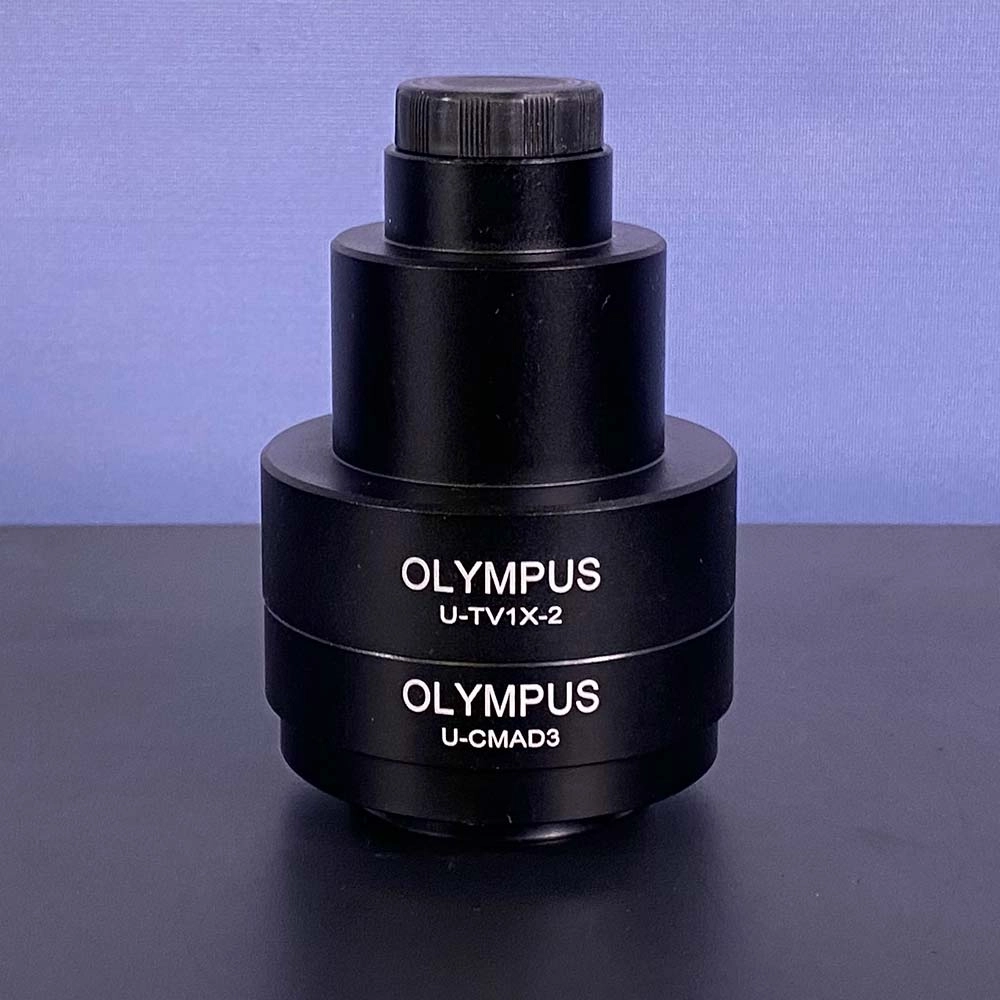 Olympus Microscope C-Mount Camera Adapter, P/N U-TV1X-2 &amp; U-CMAD3