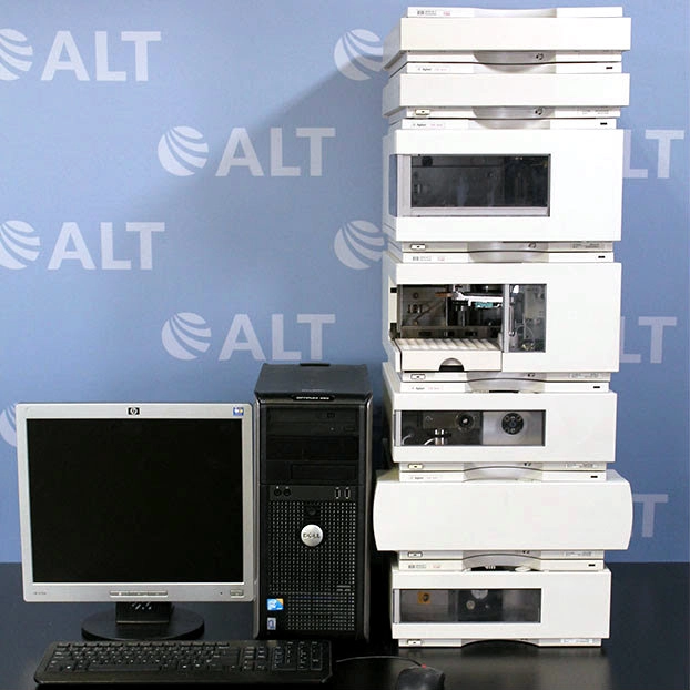 Agilent 1100 Series HPLC System with G1321A FLD, G1311A Quat Pump, G1367A WPALS, G1364A Fraction Collector