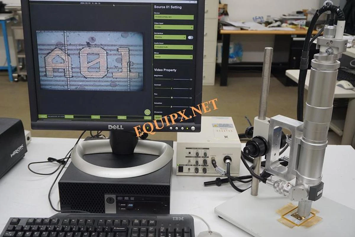 Hirox MX-2005C zoom lens magnification range of 200x to 4000x with PC and image card