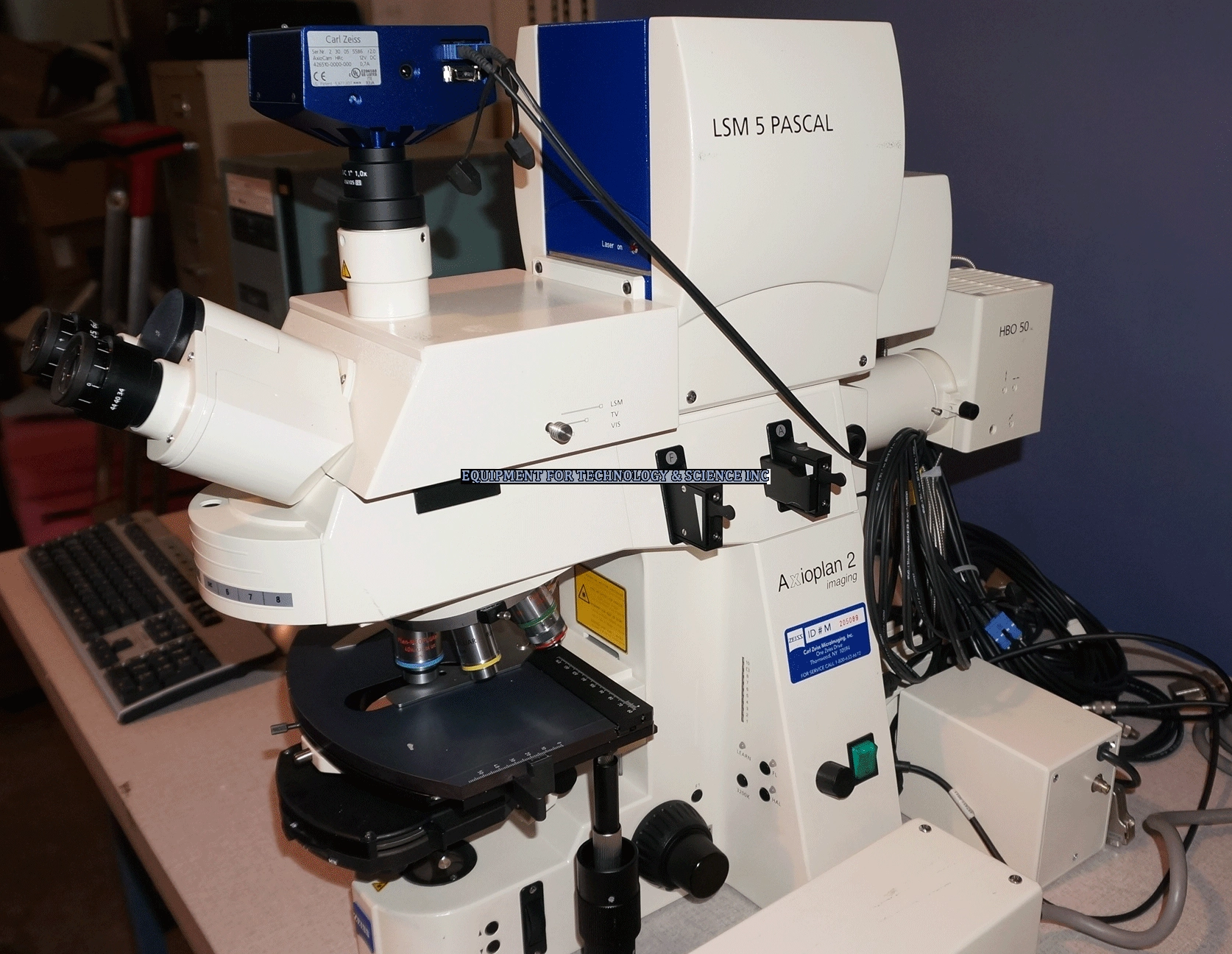 Zeiss LSM Pascal 5 Confocal Laser Scanning Microscope- VarioTwo UGB (2129)