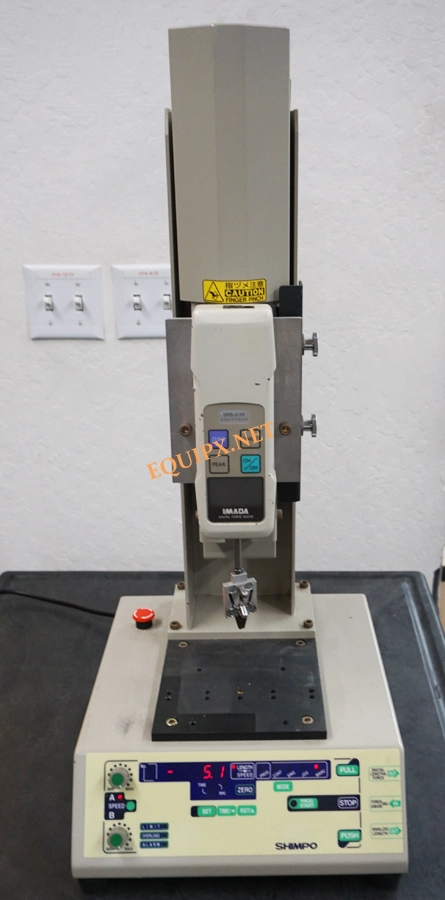 Shimpo Instruments FGS-100PVL, 110lbf Motorized Test Stand with Imada Digital Force Gauge (2222)