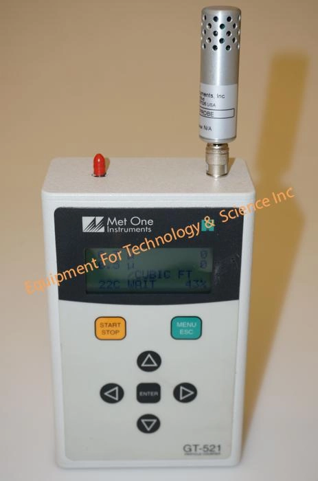 Met One GT521 0.3um particle counter with temp/humidity probe (2513)